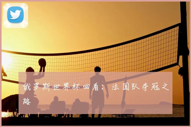 俄罗斯世界杯回看：法国队夺冠之路