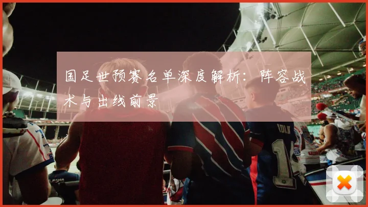 国足世预赛名单深度解析：阵容战术与出线前景