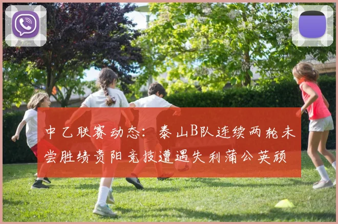 中乙联赛动态:泰山B队连续两轮未尝胜绩贵阳竞技遭遇失利蒲公英顽强战平
