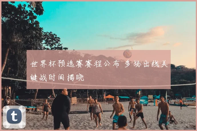世界杯预选赛赛程公布 多场出线关键战时间揭晓